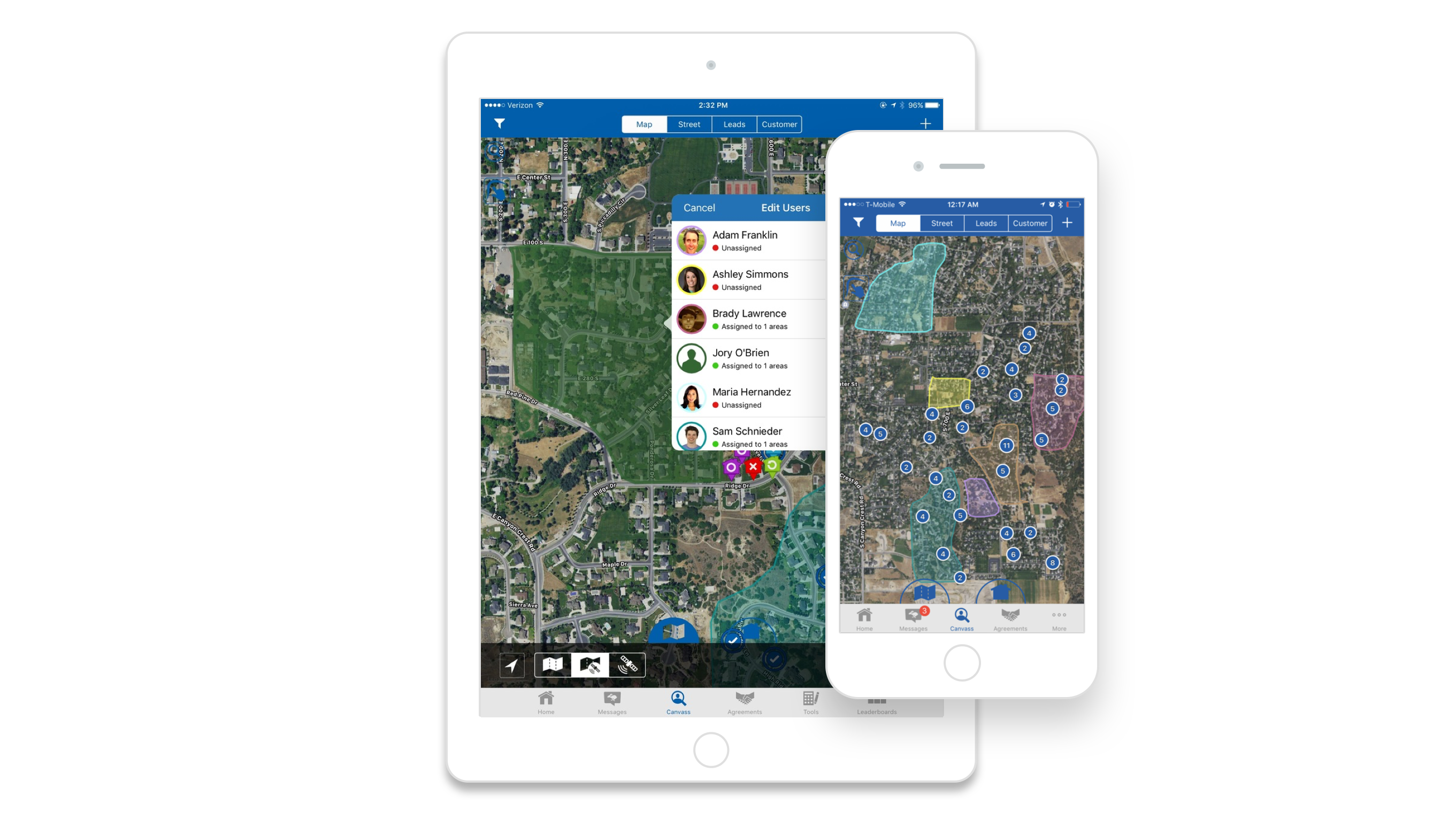 Map Sales Territories